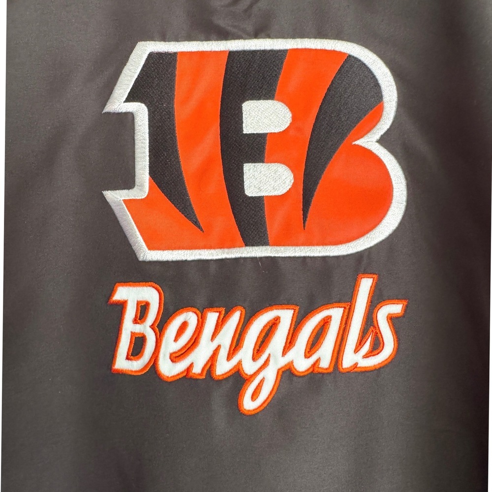 Vintage Cincinnati Bengals G-III NFL Pullover Windbreaker Jacket Black XL - Picture 2 of 13